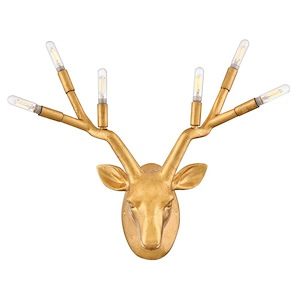 Stag - 5W 6 LED Wall Sconce-16.25 Inch Tall and 17.75 Inch Wide