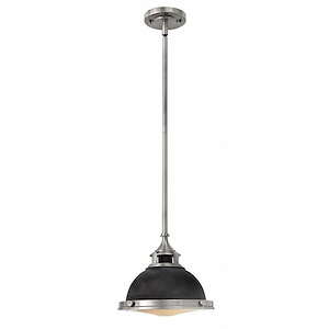Amelia - 1 Light Small Pendant in Traditional-Industrial Style - 11.75 Inches Wide by 9 Inches High - 478785