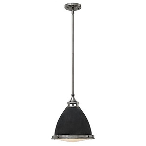 Amelia - 1 Light Medium Pendant in Traditional-Industrial Style - 13 Inches Wide by 13 Inches High
