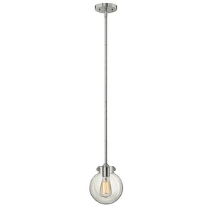 Congress - 1 Light Globe Pendant in Traditional Style - 7 Inches Wide by 9.25 Inches High - 755308