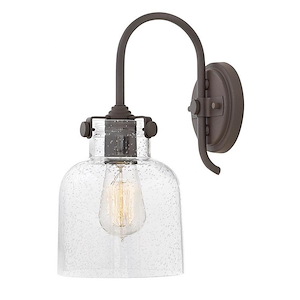 Congress - 1 Light Cylinder Wall Sconce in Traditional Style - 6.5 Inches Wide by 13.25 Inches High