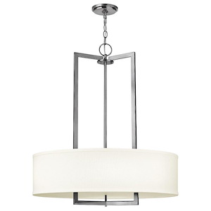 Hampton - 3 Light Medium Drum Chandelier in Transitional Style - 26 Inches Wide by 30.25 Inches High