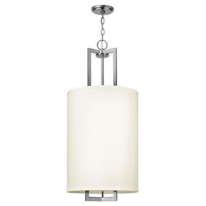 Hampton - 3 Light Large Drum Pendant in Transitional Style - 16 Inches Wide by 32.75 Inches High - 759257