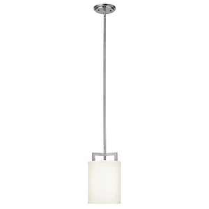 Hampton - 1 Light Small Pendant in Transitional Style - 7 Inches Wide by 11.75 Inches High