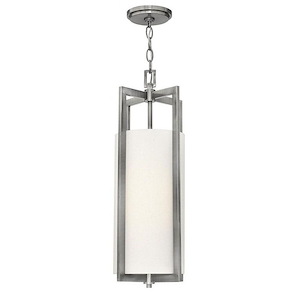 Hampton - 1 Light Small Drum Pendant in Transitional Style - 9.25 Inches Wide by 22.5 Inches High