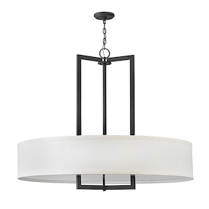 Hampton - 9 Light Large Drum Chandelier in Transitional Style - 40 Inches Wide by 33.5 Inches High