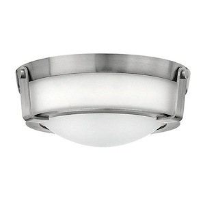 Hathaway - 2 Light Small Flush Mount in Transitional Style - 13 Inches Wide by 4.5 Inches High