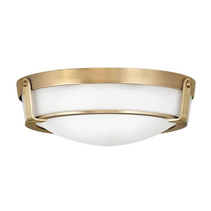 Hathaway - 3 Light Medium Flush Mount in Transitional Style - 16 Inches Wide by 5.25 Inches High