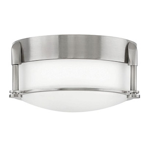 Colbin - 16W LED Small Flush Mount in Transitional Style - 7 Inches Wide by 3.25 Inches High