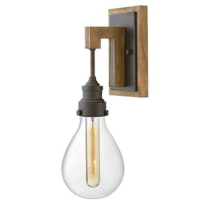 Denton - 1 Light Wall Sconce in Rustic and Industrial and Scandinavian Style - 5.25 Inches Wide by 15.75 Inches High - 759334