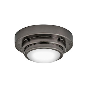 Porte - 11W LED Extra Small Flush Mount In Traditional and Industrial Style-2 Inches Tall and 5.5 Inches Wide