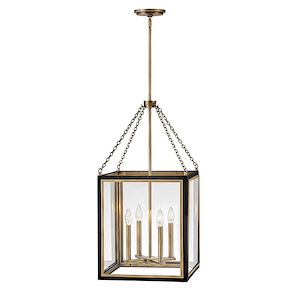 Shaw - 4 Light Large Pendant In Traditional and Transitional Style-31.5 Inches Tall and 15.5 Inches Wide - 1212905