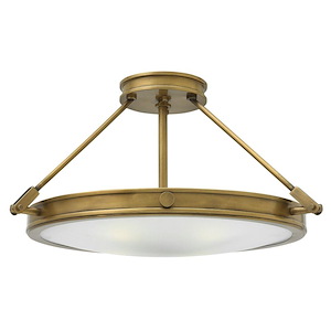 Collier - 4 Light Medium Semi-Flush Mount in Traditional-Mid-Century Modern Style - 22 Inches Wide by 11.5 Inches High - 759298