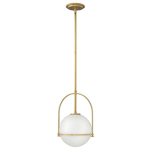 Somerset - 1 Light Medium Pendant in Transitional Style - 11.5 Inches Wide by 17 Inches High - 532736