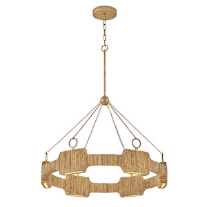 Raffi - 22 LED Medium Chandelier In Modern Style-36.25 Inches Tall and 30 Inches Wide - 1295915