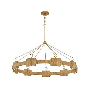 Raffi - 33 LED Large Chandelier In Modern Style-38.5 Inches Tall and 48 Inches Wide