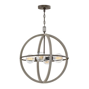 Bodie - Four Light Small Orb Chandelier in Transitional Style - 20 Inches Wide by 23 Inches High