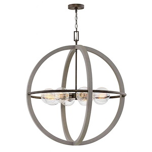 Bodie - Eight Light Large Orb Chandelier in Transitional Style - 32 Inches Wide by 36.5 Inches High