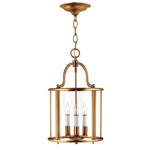 Gentry - 4 Light Medium Foyer in Traditional Style - 12 Inches Wide by 19.75 Inches High