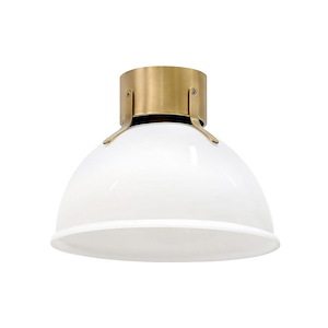 Argo - 1 Light Small Flush Mount In Industrial and Scandinavian Style-10 Inches Tall and 13 Inches Wide - 1094159