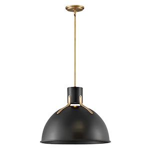 Argo - 6.5W 1 LED Medium Pendant in Industrial-Scandinavian Style - 20 Inches Wide by 17 Inches High - 820138