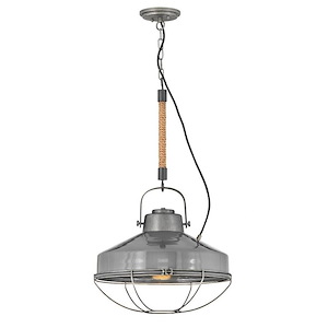 Brooklyn - 1 Light Large Pendant in Rustic-Industrial Style - 18 Inches Wide by 96.13 Inches High - 925688