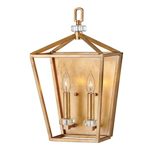 Stinson - 2 Light Wall Sconce in Transitional Style - 10 Inches Wide by 17 Inches High
