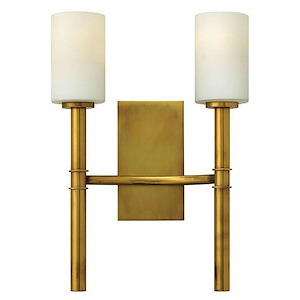 Margeaux - 2 Light Wall Sconce in Transitional and Mid-Century Modern Style - 12.75 Inches Wide by 18 Inches High