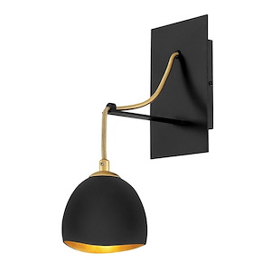Nula - 1 Light Wall Sconce in Modern and Glam Style - 5 Inches Wide by 13 Inches High - 1024363