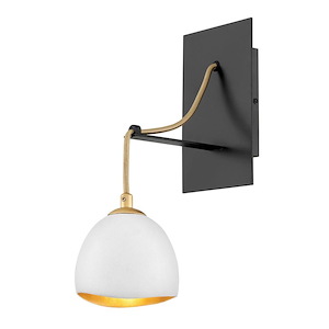 Nula - 1 Light Wall Sconce in Modern and Glam Style - 5 Inches Wide by 13 Inches High - 1024363