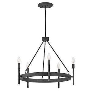 Tress - 5 Light Medium Chandelier In Transitional Style-21 Inches Tall and 25 Inches Wide - 1094160