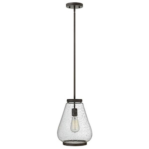 Finley - 1 Light Medium Pendant in Traditional Style - 10 Inches Wide by 13.5 Inches High