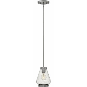 Finley - 1 Light Small Pendant in Traditional Style - 6 Inches Wide by 8.75 Inches High