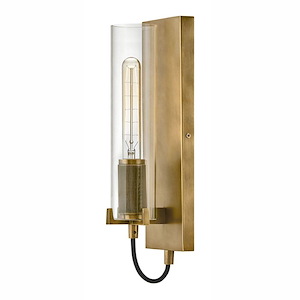 Ryden - 12W 1 LED Medium Wall Sconce-16.25 Inches Tall and 4.5 Inches Wide
