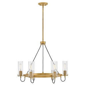 Ryden - 42W 6 LED Medium Chandelier In Traditional Style-22.25 Inches Tall and 28 Inches Wide
