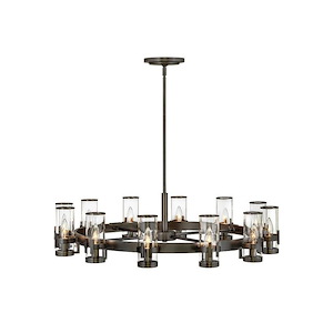 Reeve - 12 Light Large Chandelier in Traditional-Transitional Style - 35.75 Inches Wide by 9 Inches High - 925778