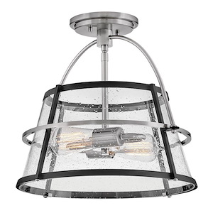 Tournon - 28W 2 LED Medium Semi-Flush Mount In Mid-Century Modern Style-13.5 Inches Tall and 15 Inches Wide - 1278110