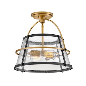 Tournon - 28W 2 LED Medium Semi-Flush Mount In Mid-Century Modern Style-13.5 Inches Tall and 15 Inches Wide - 1278110