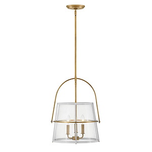 Tournon - 15W 3 LED Medium Pendant In Mid-Century Modern Style-19 Inches Tall and 15 Inches Wide - 1278111