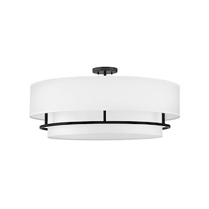 Graham - 20W 4 LED Extra Large Convertible Semi-Flush Mount-14 Inches Tall and 30 Inches Wide - 1278378