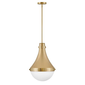 Oliver - 1 Light Pendant In Traditional and Transitional Style-21.25 Inches Tall and 14.25 Inches Wide
