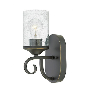 Casa - 1 Light Wall Sconce in Rustic Style - 5 Inches Wide by 11.25 Inches High