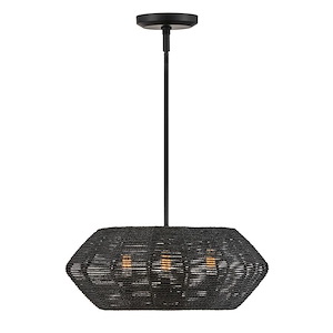 Luca - 15W 3 LED Small Convertible Chandelier In Coastal Style-8.5 Inches Tall and 21.25 Inches Wide - 1094216