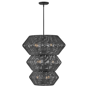 Luca - 50W 10 LED Double Extra Large Chandelier In Coastal Style-31.25 Inhces Tall and 27.75 Inches Wide - 1314398