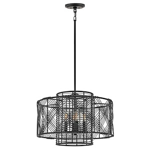 Nikko - 4 Light Large Convertible Pendant In Transitional and Coastal and Bohemian Style-13.75 Inches Tall and 20.25 Inches Wide - 1094220