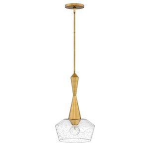 Bette - 1 Light Small Pendant in Mid-Century Modern Style - 12.5 Inches Wide by 21.75 Inches High
