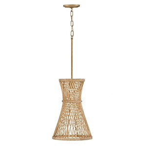 Twyla - 14W 1 LED Medium Pendant In Coastal Style-18 Inches Tall and 12 Inches Wide