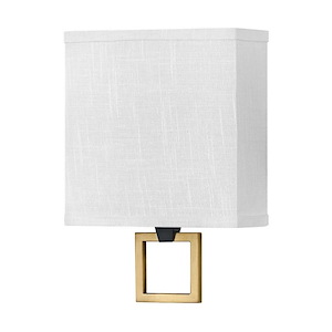 Link - 16W 1 LED Wall Sconce in Traditional Style - 8 Inches Wide by 11.75 Inches High