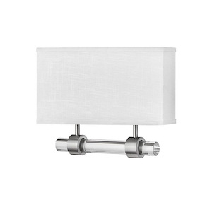 Luster - 32W 2 LED Wall Sconce in Traditional and Glam Style - 15 Inches Wide by 11.75 Inches High