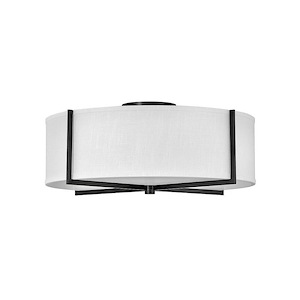 Axis - 68W 4 LED Large Semi-Flush Mount in Traditional-Transitional-Rustic Style - 25.5 Inches Wide by 10.5 Inches High - 1032701